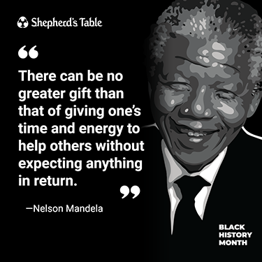 There can be no greater gift than that of giving one's time and energy to helping others without expecting anything in return. - Nelson Mandela.