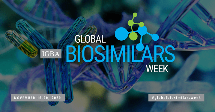 IGBA Global Biosimilar Week. November 16-20, 2020. #globalbiosimilarsweek