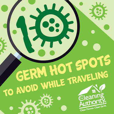 Germ hot spots to avoid while traveling