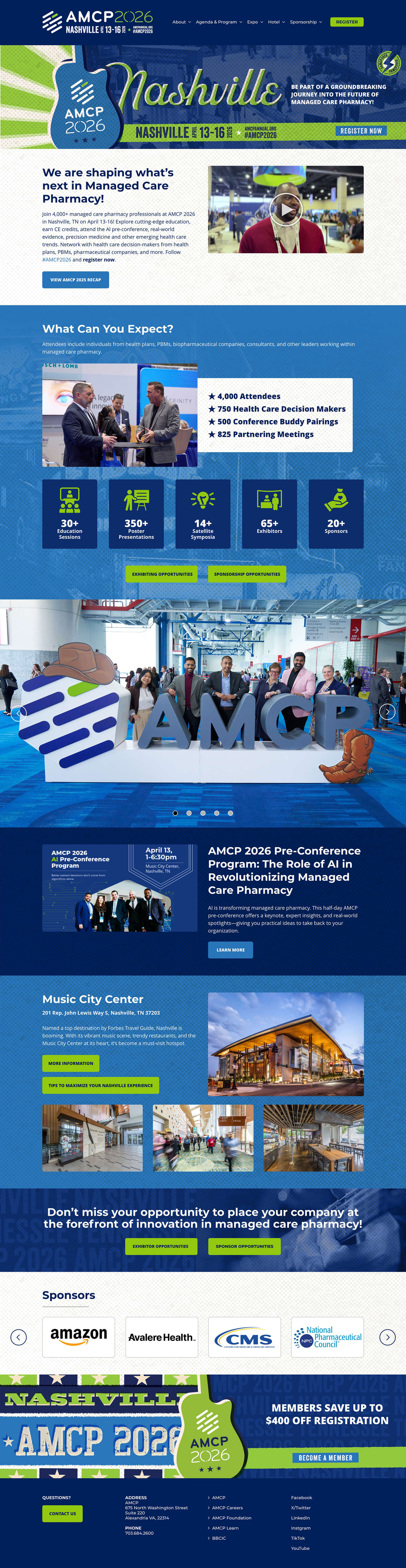 AMCP 2026 website